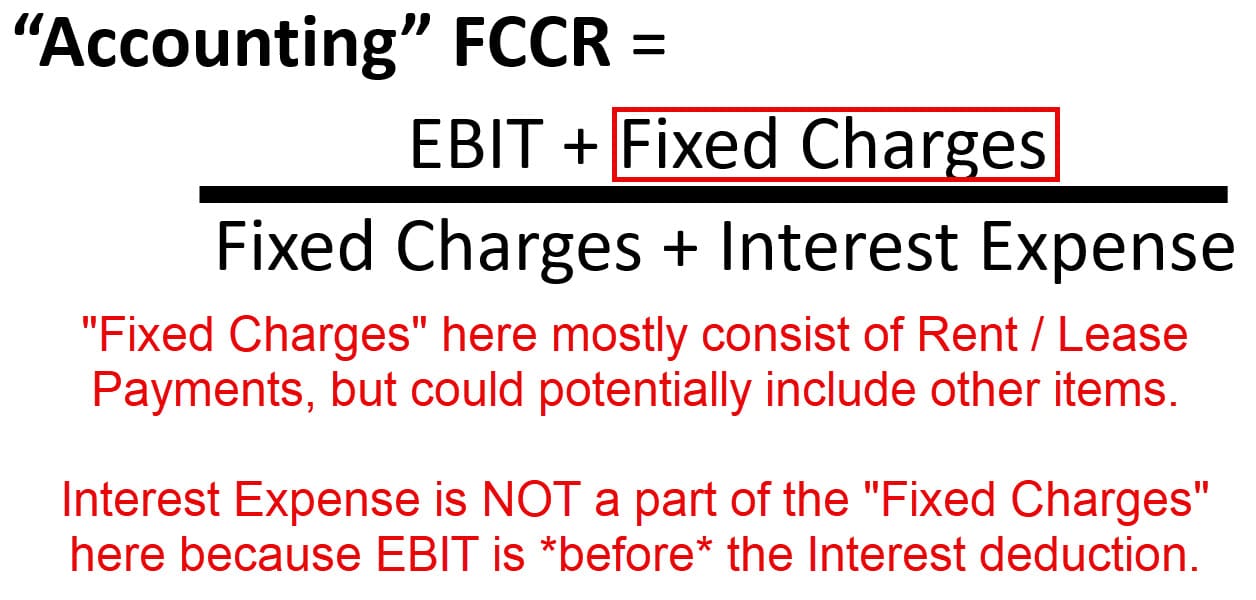 "Accounting" Definition of the Fixed Charge Coverage Ratio "Accounting" Definition of the Fixed Charge Coverage Ratio