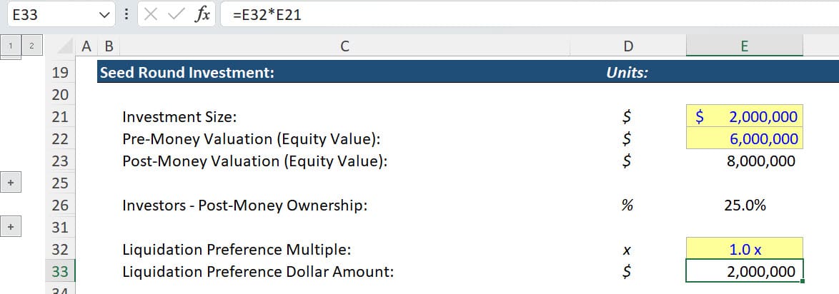 Cap Table - Liquidation Preferences Cap Table - Liquidation Preferences