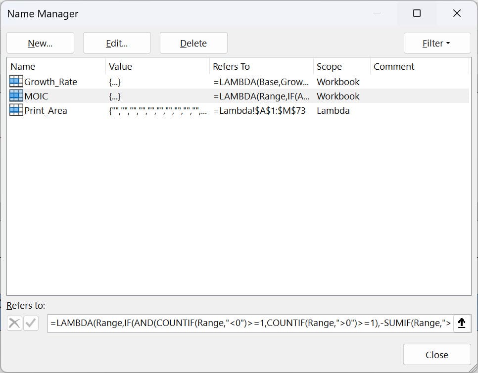 MOIC Lambda Function with Error Checking MOIC Lambda Function with Error Checking
