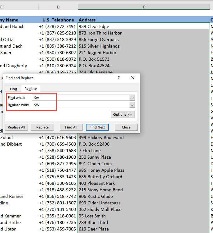 How to Clean Data in Excel - Direction Abbreviations, Part 2 How to Clean Data in Excel - Direction Abbreviations, Part 2