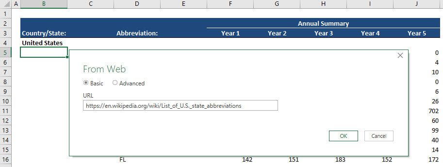 Data URL in Power Query