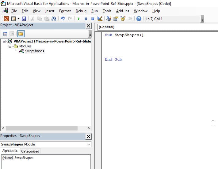 Macros in PowerPoint - VBA Subroutine Macros in PowerPoint - VBA Subroutine