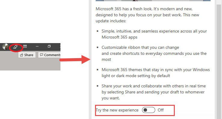 Disabling "New Experiences" in PowerPoint Disabling "New Experiences" in PowerPoint