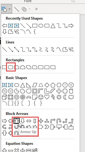 Additional Arrow Shape Options in PowerPoint Additional Arrow Shape Options in PowerPoint
